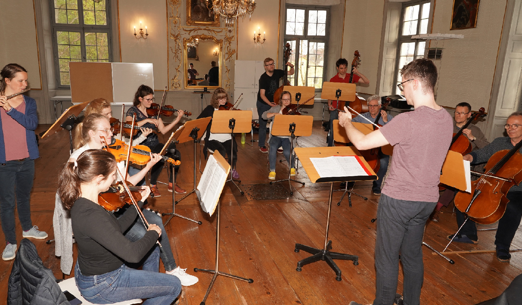 Probenphase in der Musikakademie Alteglofsheim | © Thomas Häusler